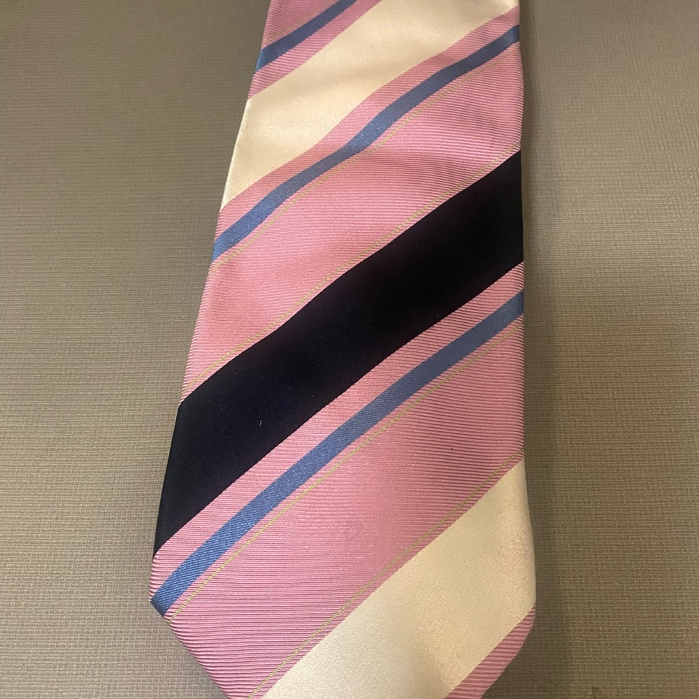 Authentic Burberry strip tie multicolored - Picture 6 of 6